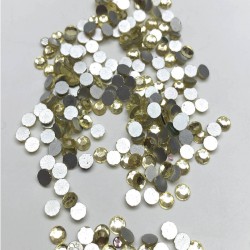 Açık Sarı Yapıştırma Cam Taş Boncuk-PDT-42