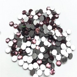 Mürdüm Renk Ütüyle Yapışan Cam Taş Boncuk-PDT-44