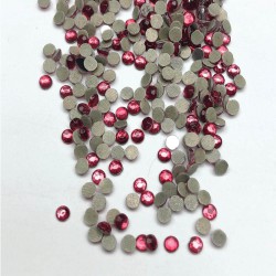 Açık Bordo Ütüyle Yapışan Cam Taş Boncuk-PDT-48