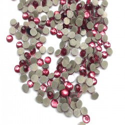 Açık Bordo Ütüyle Yapışan Cam Taş Boncuk-PDT-48