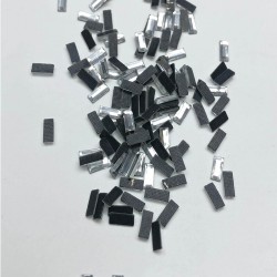 Şeffaf Dikdörtgen Ütüyle Yapışan Cam Taş Boncuk-PDT-49