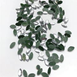 Şeffaf Mekik Ütüyle Yapışan Cam Taş Boncuk-PDT-50