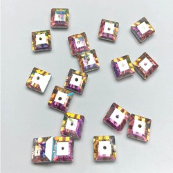 Janjanlı Kare Dikme Kristal Sworovski Boncuk-PDT-55