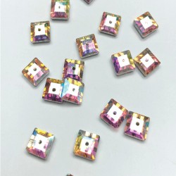 Janjanlı Kare Dikme Kristal Sworovski Boncuk-PDT-55