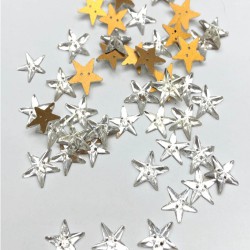 Şeffaf Yıldız Dikme Kristal Cam Boncuk-PDT-56