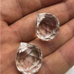 Şeffaf Avize Taşı Damla Boncuk-PDT-64