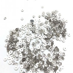 Şeffaf Ortadan Delikli Dikme Kristal Sworovski Boncuk-PDT-66