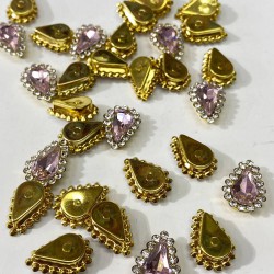 Pembe Gold Kasalı Damla Dikme Taş -PDT-76