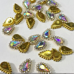 Janjanlı Gold Kasalı Damla Dikme Taş -PDT-79