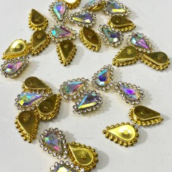 Janjanlı Gold Kasalı Damla Dikme Taş -PDT-79