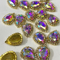 Janjanlı Gold Kasalı Damla Dikme Taş-PDT-83