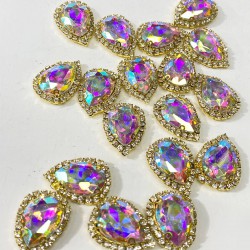 Janjanlı Gold Kasalı Damla Dikme Taş-PDT-83