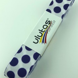 Mor Büyük Puantiyeli Grogren Kurdele-PGK-102