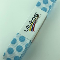 Bebe Mavi Büyük Puantiyeli Grogren Kurdele-PGK-106