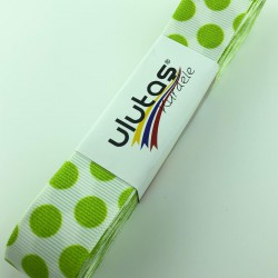 Açık Yeşil Büyük Puantiyeli Grogren Kurdele-PGK-112