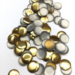 Gold Renk Ütüyle Yapışan Yuvarlak Metal-PLB-1005