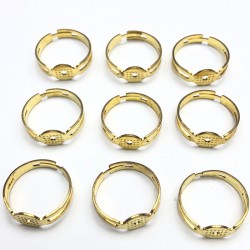 Gold Renk Yuvalı Yüzük Aparatı-PLB-1009