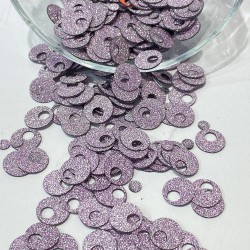 Simli Fuşya Çanta Ve Patik Pulu 10 mm-PP-103