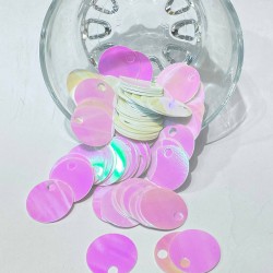 Beyaz Janjanlı Çanta Ve Patik Pulu 20 mm-PP-118