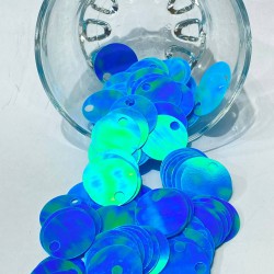 Mavi Janjanlı Çanta Ve Patik Pulu 20 mm-PP-119