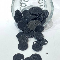 Simli Siyah Çanta Ve Patik Pulu 20 mm-PP-123