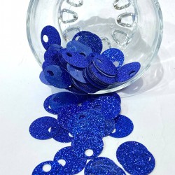 Simli Saks Mavi Çanta Ve Patik Pulu 20 mm-PP-128