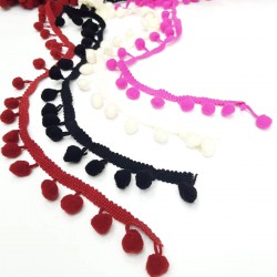 Renkli Şerit Ponpon 1,5cm-PPS-1023 Renkli Şerit Ponpon 1,5cm-PPS-1023