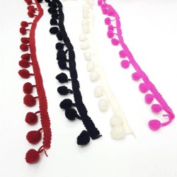 Renkli Şerit Ponpon 1,5cm-PPS-1023 Renkli Şerit Ponpon 1,5cm-PPS-1023