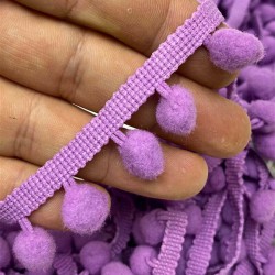 Lila Ponpon Şerit-PPS-1063 Lila Ponpon Şerit-PPS-1063