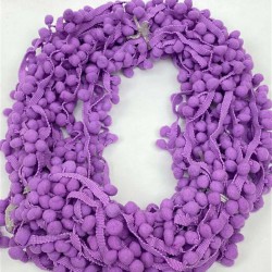 Lila Ponpon Şerit-PPS-1063 Lila Ponpon Şerit-PPS-1063