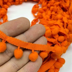 Turuncu Ponpon Şerit-PPS-1072