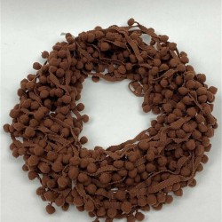 Kahverengi Ponpon Şerit-PPS-1076 Kahverengi Ponpon Şerit-PPS-1076