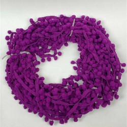 Mürdüm Ponpon Şerit-PPS-1078 Mürdüm Ponpon Şerit-PPS-1078