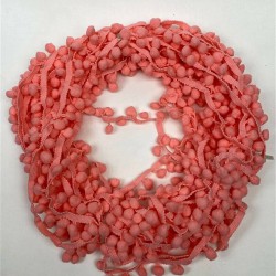 Nar Çiçeği Ponpon Şerit-PPS-1081 Nar Çiçeği Ponpon Şerit-PPS-1081
