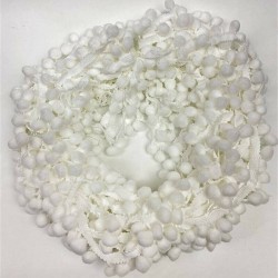 Beyaz Ponpon Şerit-PPS-1082 Beyaz Ponpon Şerit-PPS-1082