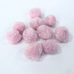 Pembe Orlon Ponpon 10 Adet-PPS-1110 Pembe Orlon Ponpon 10 Adet-PPS-1110
