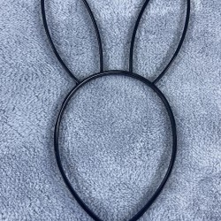 Boş İşlenmemiş Tavşan Kulaklı Taç Yılbaşı Tacı Kız Çocuk Tacı Parti Organizasyon Tacı 1 Adet-PPTAC-1003