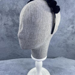 Organizasyon Parti Tacı Siyah Ponponlu Kız Çocuk Tacı-PPTAC-1011