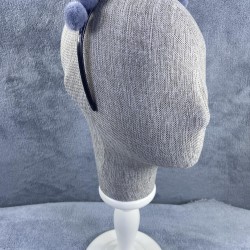 Organizasyon Parti Tacı Füme Ponponlu Kız Çocuk Tacı-PPTAC-1012