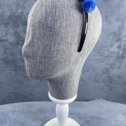 Organizasyon Parti Tacı Mavi Ponponlu Kız Çocuk Tacı-PPTAC-1014