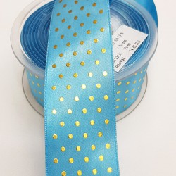 Puantiyeli Saten Kurdele 4 Cm-PSK-1000