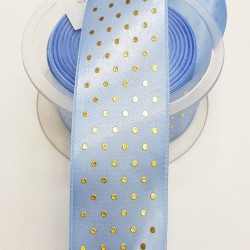 Puantiyeli Saten Kurdele 4 Cm-PSK-1005