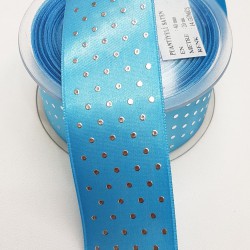 Puantiyeli Saten Kurdele 4 Cm-PSK-1007