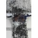 G&uuml;m&uuml;ş Glitterexa Komple Pullu Likralı Şerit 9 Cm &ndash; Esnek Payetli Sahne ve Kost&uuml;m Şeridi 1 Metre-PULLULIKRALI-3