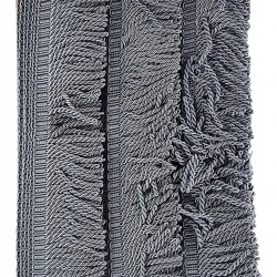 Mavi Burgulu Bulyon Saçak Püskül Şerit-PUSKUL-1005