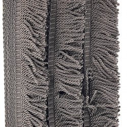 Kahve Burgulu Bulyon Saçak Püskül Şerit-PUSKUL-1006