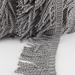 Taş Rengi Burgulu Bulyon Saçak Püskül Şerit-PUSKUL-1007