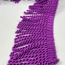 Mürdüm Burgulu Bulyon Saçak Püskül Şerit-PUSKUL-1010