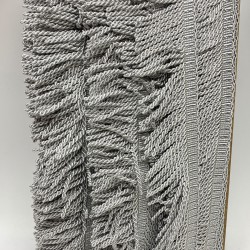 Açık Gri Burgulu Bulyon Saçak Püskül Şerit-PUSKUL-1012