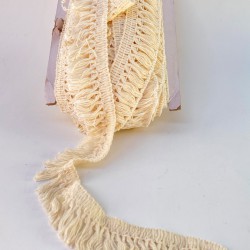 Krem Pamuk Püskül Saçak Şerit-PUSKUL-1024 Krem Pamuk Püskül Saçak Şerit-PUSKUL-1024